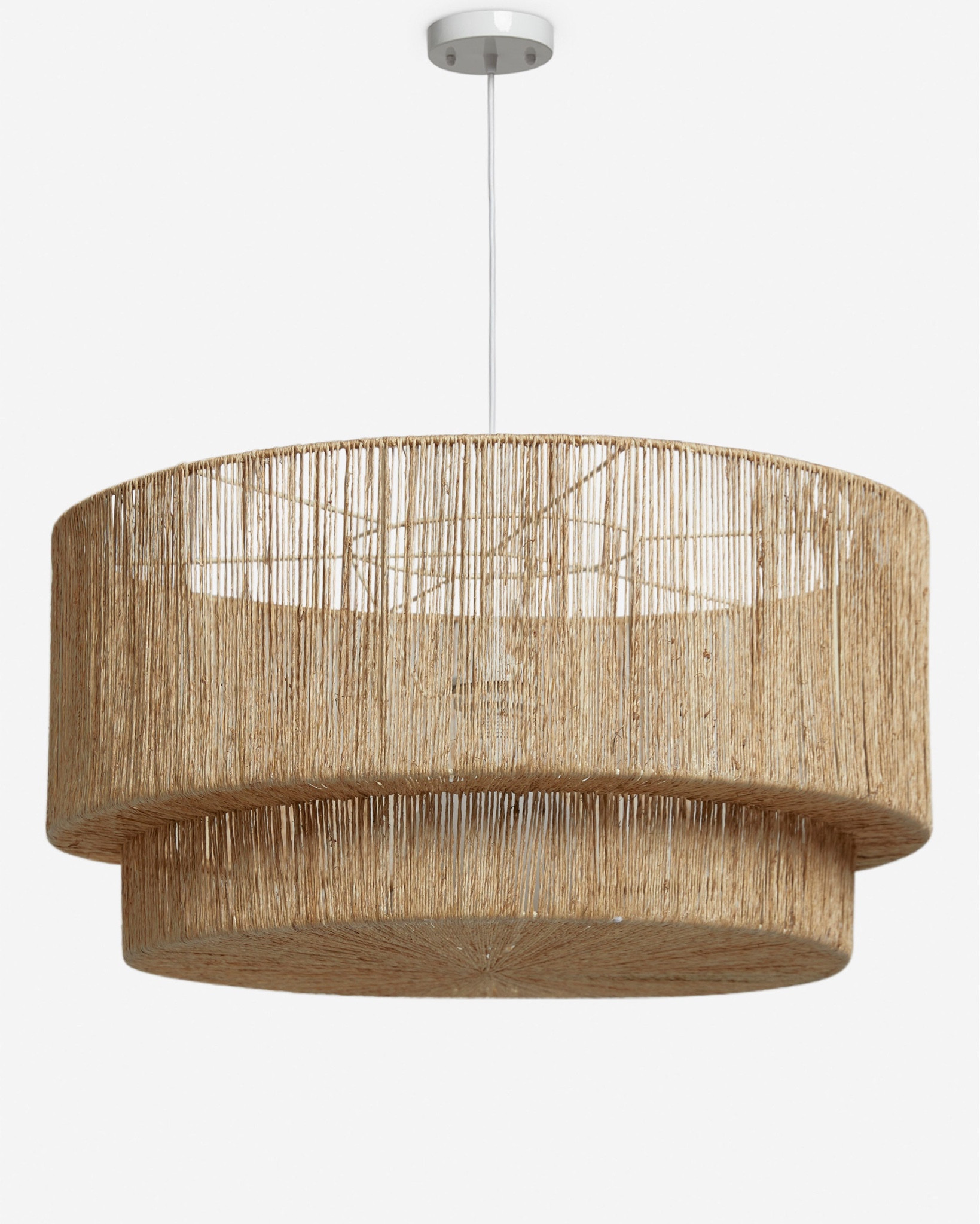 The jute-wrapped design of this overhead pendant lighting is perfect to sit with coastal-inspired decor, or in a space with a layered mix of textural accents.

#LTKSeasonal #LTKHome
