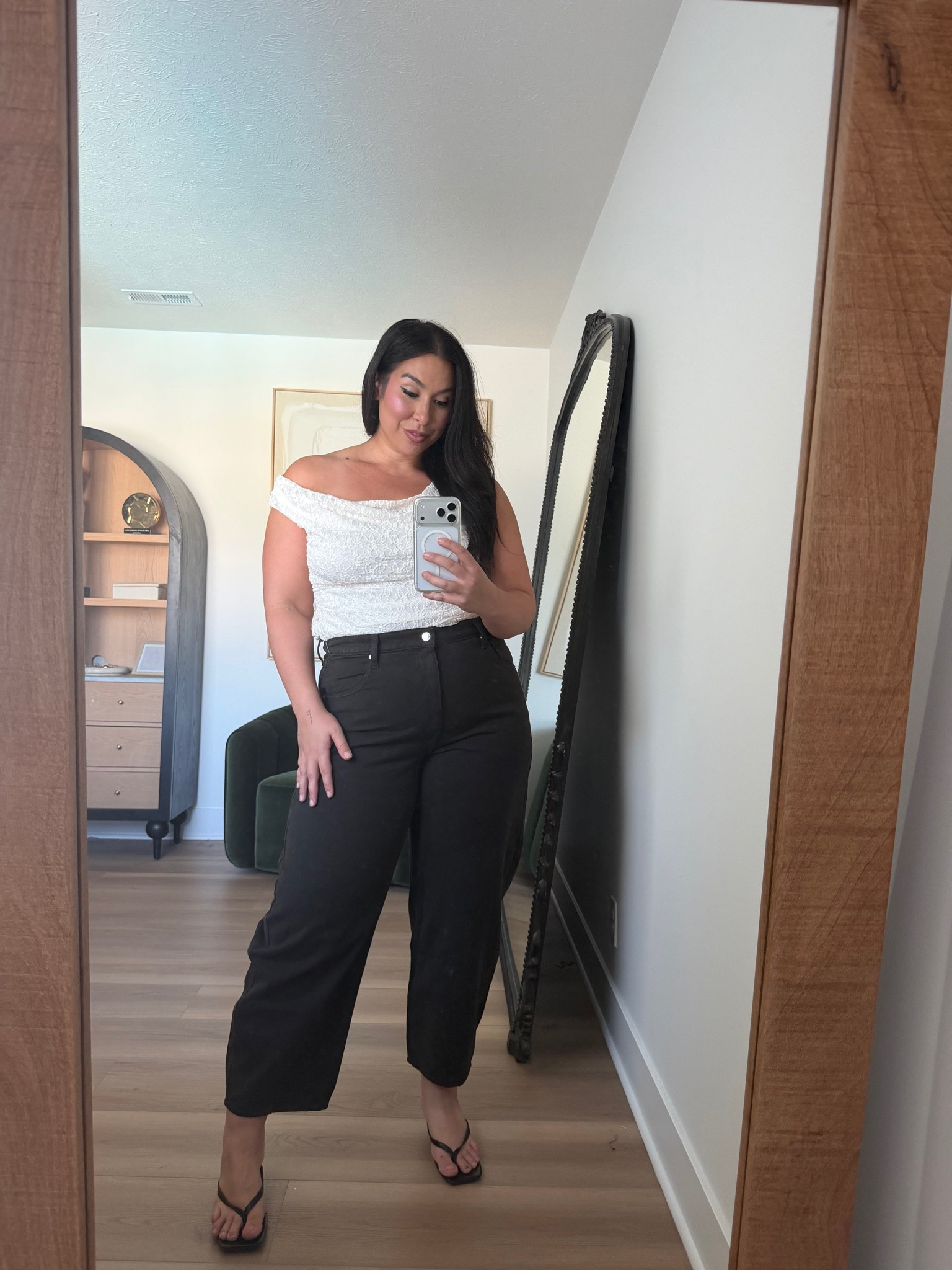 The fit of these denim jeans are so good! Tops: XL Dresses: XL & 14 Bottoms: 16 target fashion, target finds, target barrel jeans, target dresses, sundress, maxi dress

#LTKSeasonal #LTKMidsize