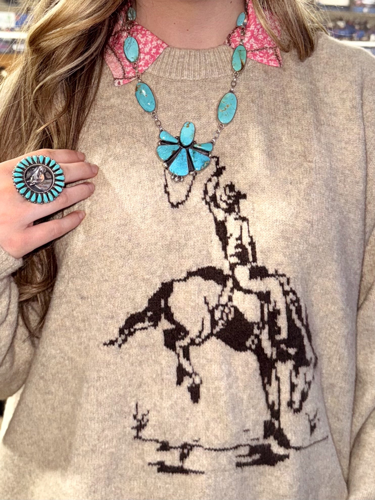 COWBOY SWEATER FINALLY BACK IN STOCK🙌🤠💗

#LTKSpringSale #LTKSeasonal