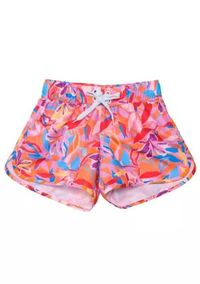 Snapper Rock Kids Blooming Sunset Sustainable Board Shorts, 14 | Belk