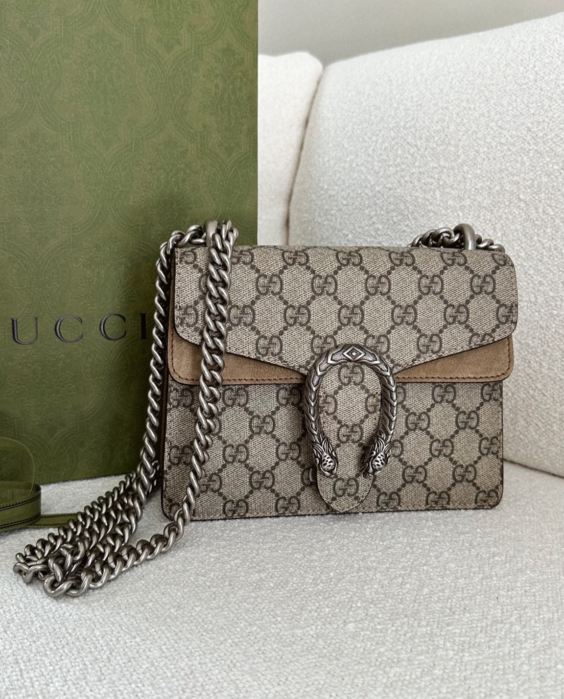 New fall winter bag 💼 I’ve been wanting the classic Gucci Dionysus bag for so long! Annnnnd my bday is coming soon so happy bday to me 🤣🤎 #handbag #gucci #dionysus #designergiftidea #designerhandbag 

#LTKGiftGuide #LTKstyletip #LTKitbag