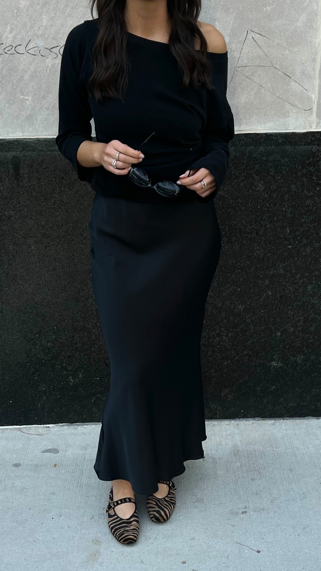 fall outfit ideas, all black outfit, chic fall style, satin midi skirt, minimalist fashion, fall street style, Parisian chic, fall capsule wardrobe


#LTKFallSale #LTKShoeCrush #LTKStyleTip