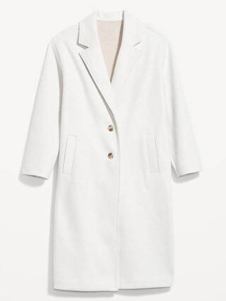 Soft-Brushed Long Overcoat for Women | Old Navy (CA)