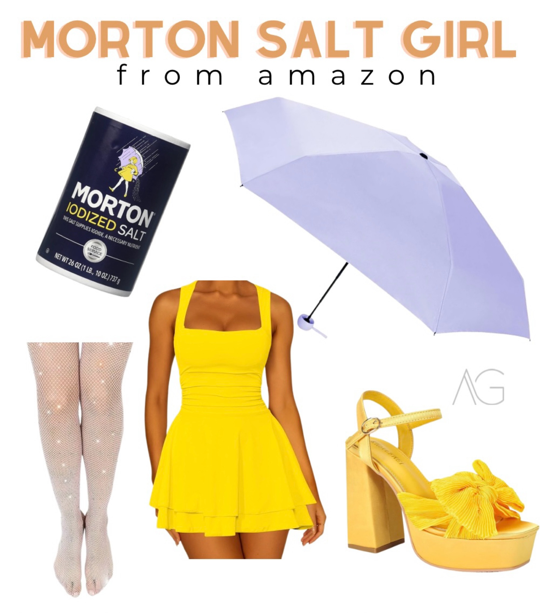 Morton Salt Girl Halloween costume! Unique women’s costume idea from Amazon! 

#salty #halloween #costume #yellow #umbrella #party

#LTKParties #LTKHalloween #LTKSeasonal