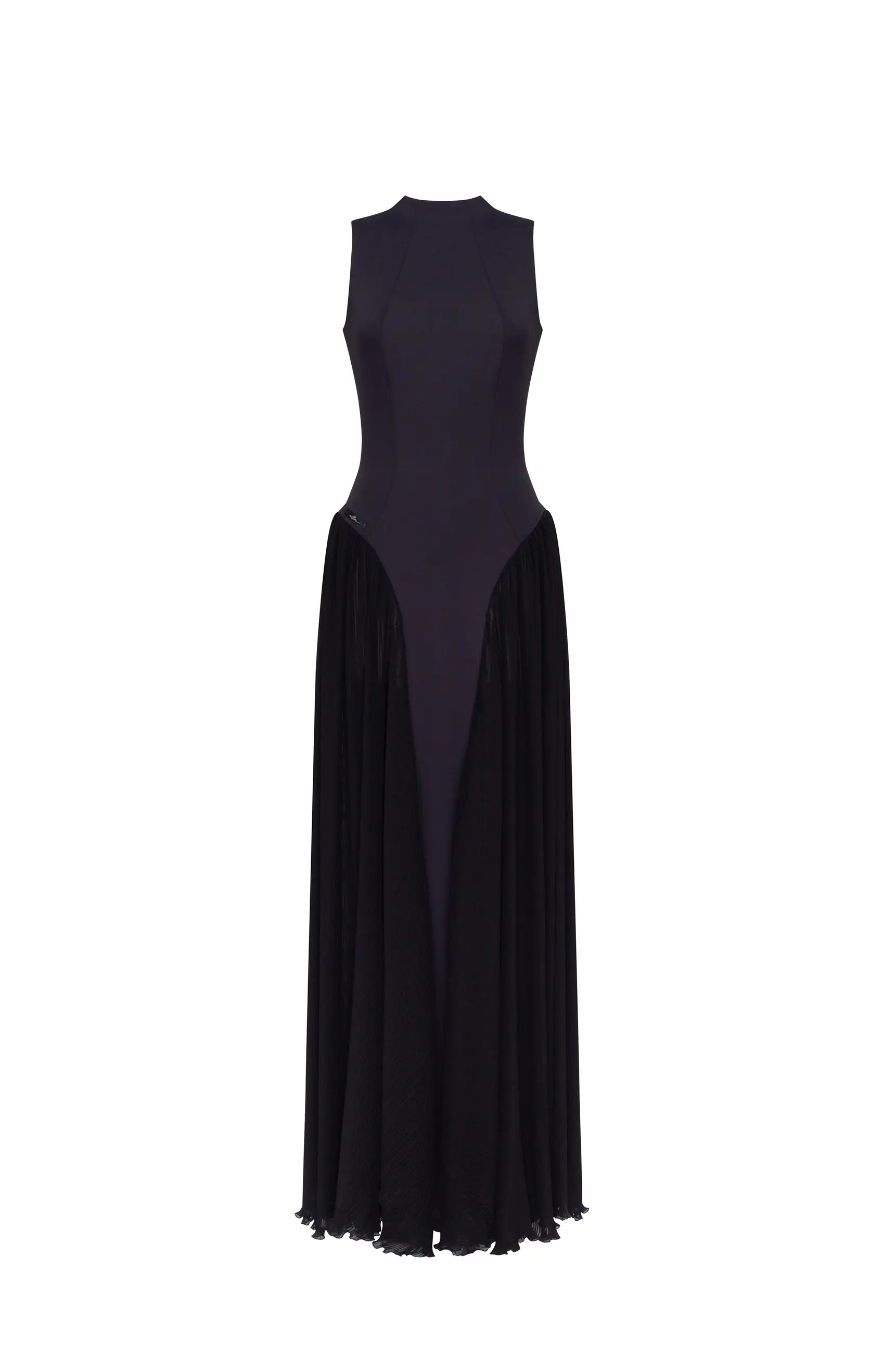 Elegant Mock Neck Maxi Dress | Nordstrom