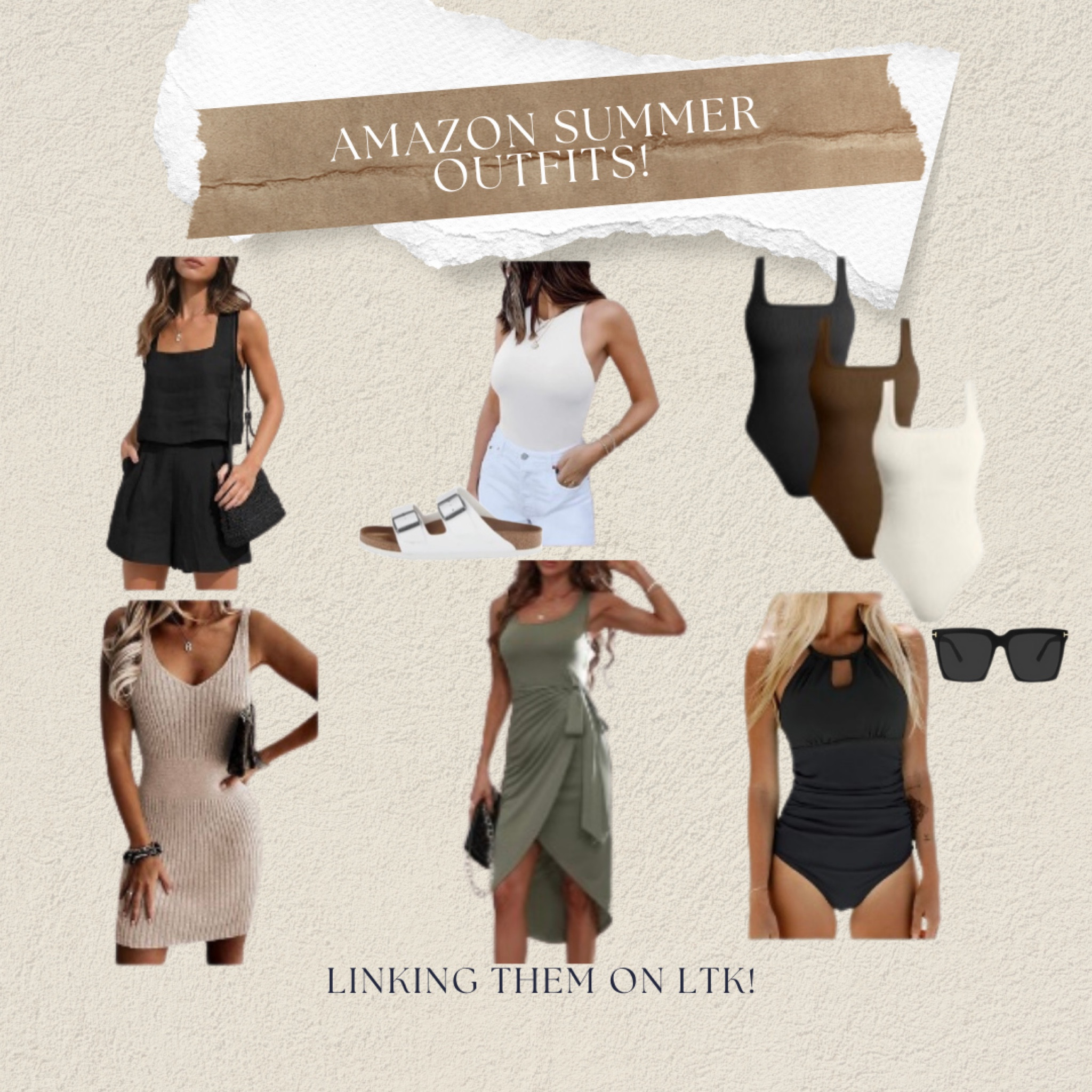 Some Amazon summer outfits I’ve been loving! Those body suits are SO flattering, I’ll do a try on soon! 

#LTKSeasonal #LTKunder50 #LTKswim