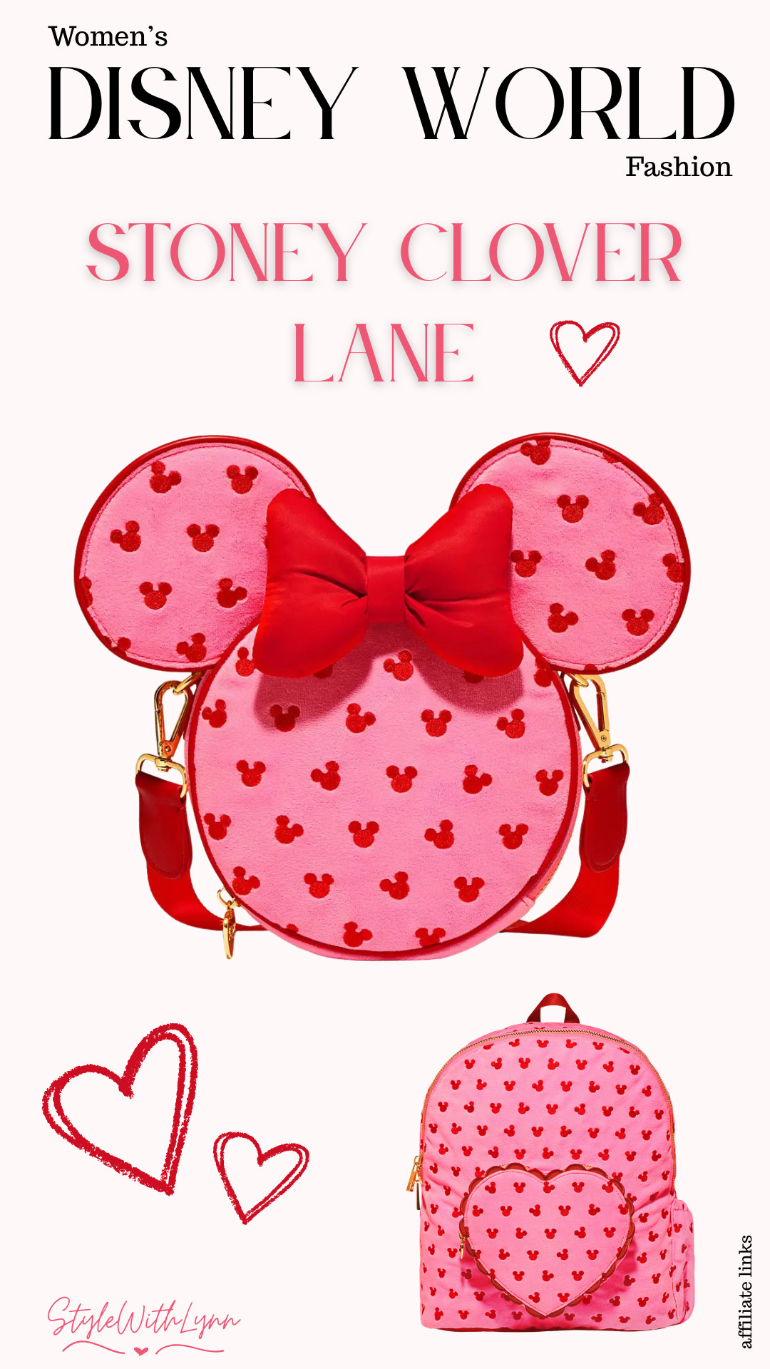 If you’re doing Disney with a little extra magic, Stoney Clover Lane always delivers. This Minnie-inspired pink bag is the ultimate statement piece, playful, luxe, and totally park-perfect. She’s not an everyday buy, but for Disney trips, Valentine’s vibes, or treating yourself? Worth it. 💖✨ Shop it if you love elevated Disney fashion with a designer feel.


Stoney Clover Lane Disney bag, Disney World women fashion, Minnie Mouse crossbody bag, Disney splurge accessories, luxury Disney bags, Disney World outfit accessories, pink Disney bag, Valentine’s Day Disney outfit, Stoney Clover Lane Minnie bag, Disney designer accessories, women’s Disney World fashion, Disney park style women, Disney crossbody purse, Disney fashion splurge, Stoney Clover Lane backpack Disney 

 #LTKValentine #LTKootd #LTKTravel