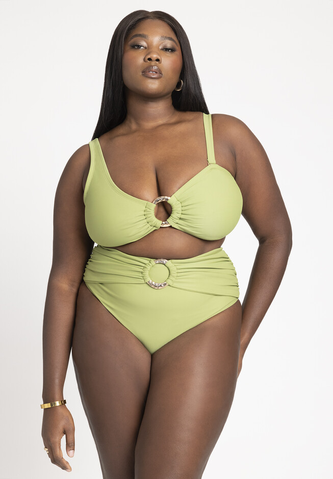 Ring Hardware Bikini Bottom | Eloquii