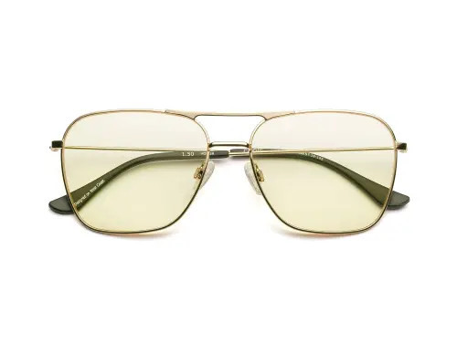 Caddis Hooper | Reading Glasses in Polished Gold Yellow at Nordstrom, Size +2.00 | Nordstrom
