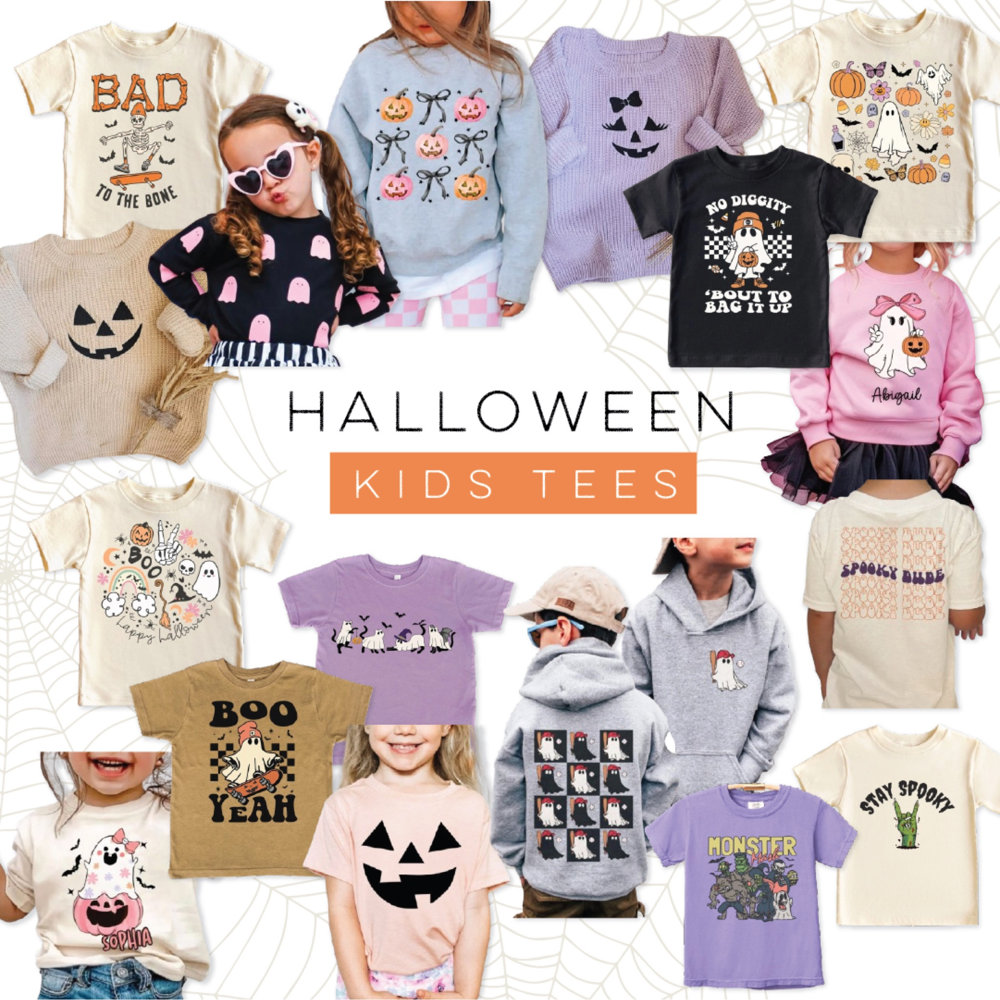 Tiny terrors, big style! Get your little monsters ready for spooky season in these fun tees. 

#BooCrew #SpookyStyle #HalloweenFashion #TooCuteToSpook

#LTKHalloween #LTKKids #LTKFamily