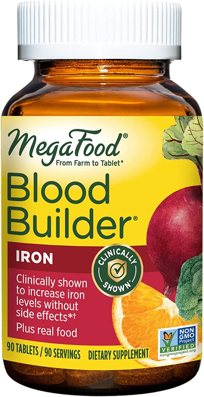 MegaFood Blood Builder - Iron Supplement Shown to Increase Iron Levels without Side Effects - Ene... | Amazon (US)