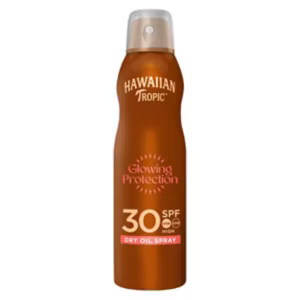Hawaiian Tropic Glowing Protection Sunscreen Spray SPF 30 180ml | Boots.com
