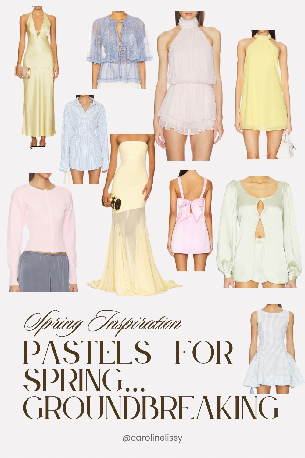 Pastels for Spring… groundbreaking 🌸💐🌼 @Revolve 

Spring outfit inspiration 🤍

#outfit #fashion #spring #springfashion #ootd 

#LTKSpringSale #LTKootd #LTKSeasonal