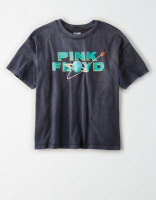Tailgate Women's Pink Floyd Boxy T-Shirt | American Eagle Outfitters (US & CA)