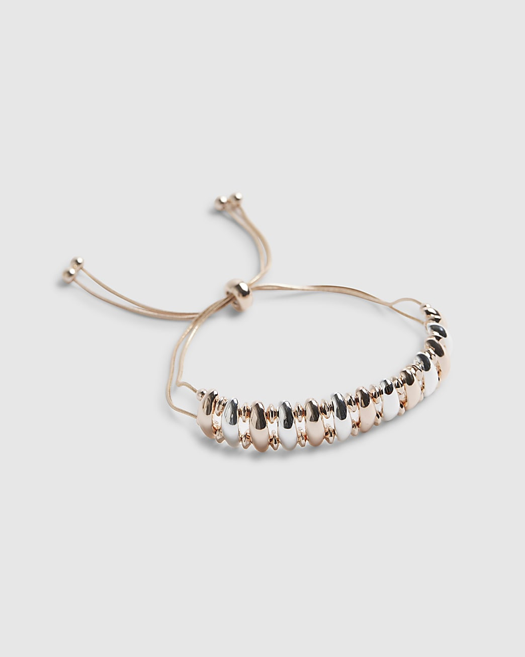 Rose Gold and Silver Bracelet | River Island UK & IE