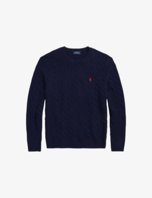 Crewneck Cable-Knit Wool And Cashmere Jumper | Selfridges