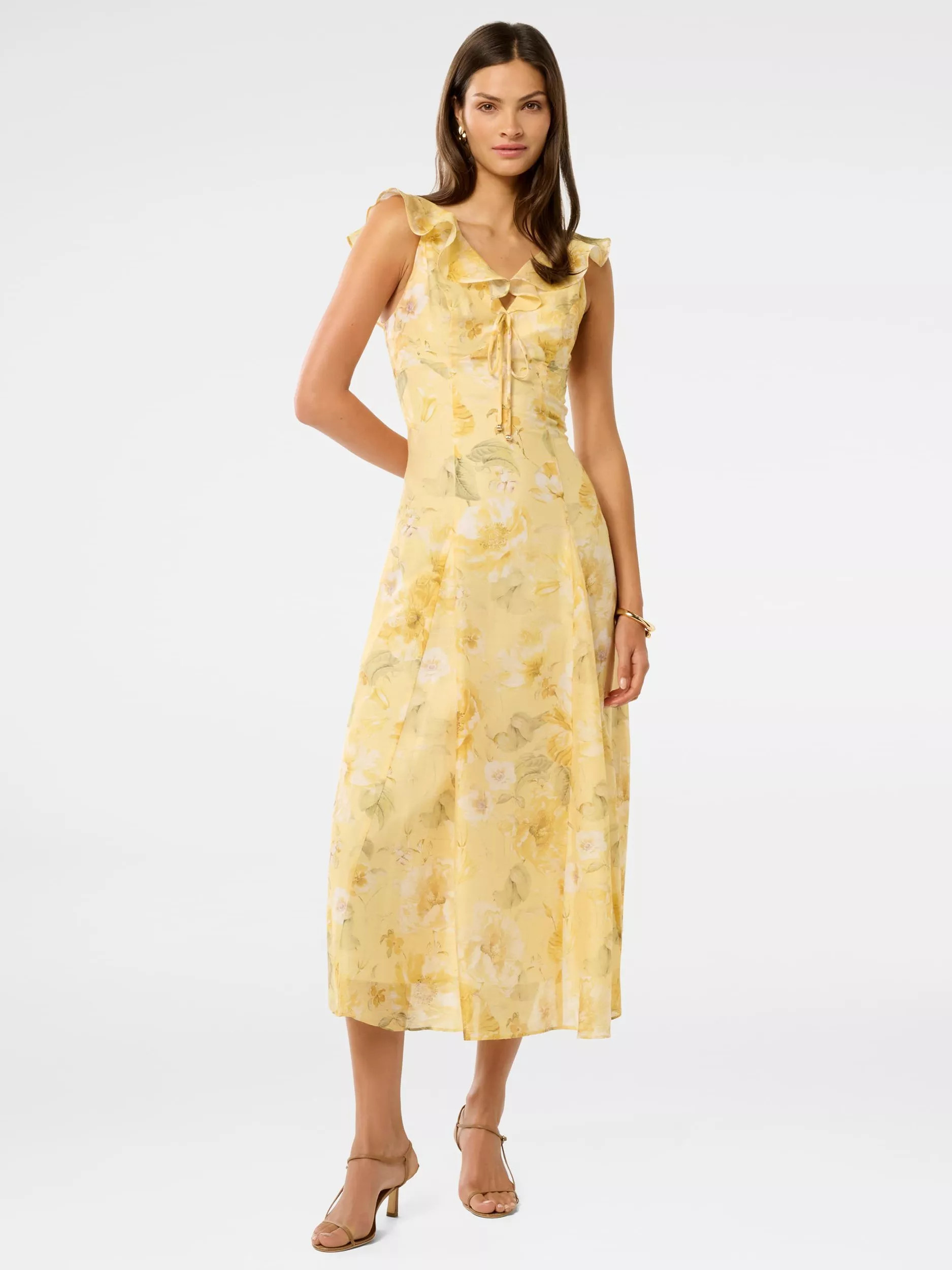 Forever NewLenny Godet Printed Midi Dress | John Lewis (UK)