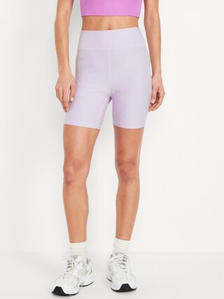 Extra High-Waisted Cloud+ Biker Shorts -- 6-inch inseam | Old Navy (US)