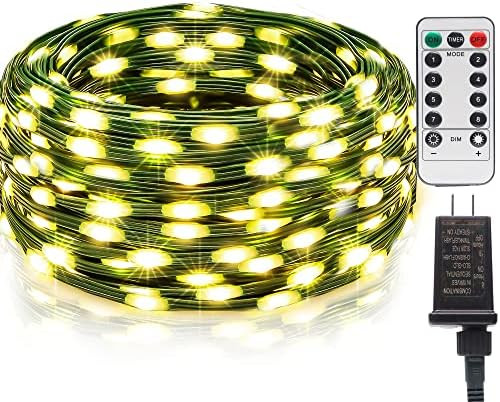 Amazon.com: orahon Christmas Lights 200Led 66Ft Outdoor Indoor Fairy Lights for Bedroom Twinkle S... | Amazon (US)