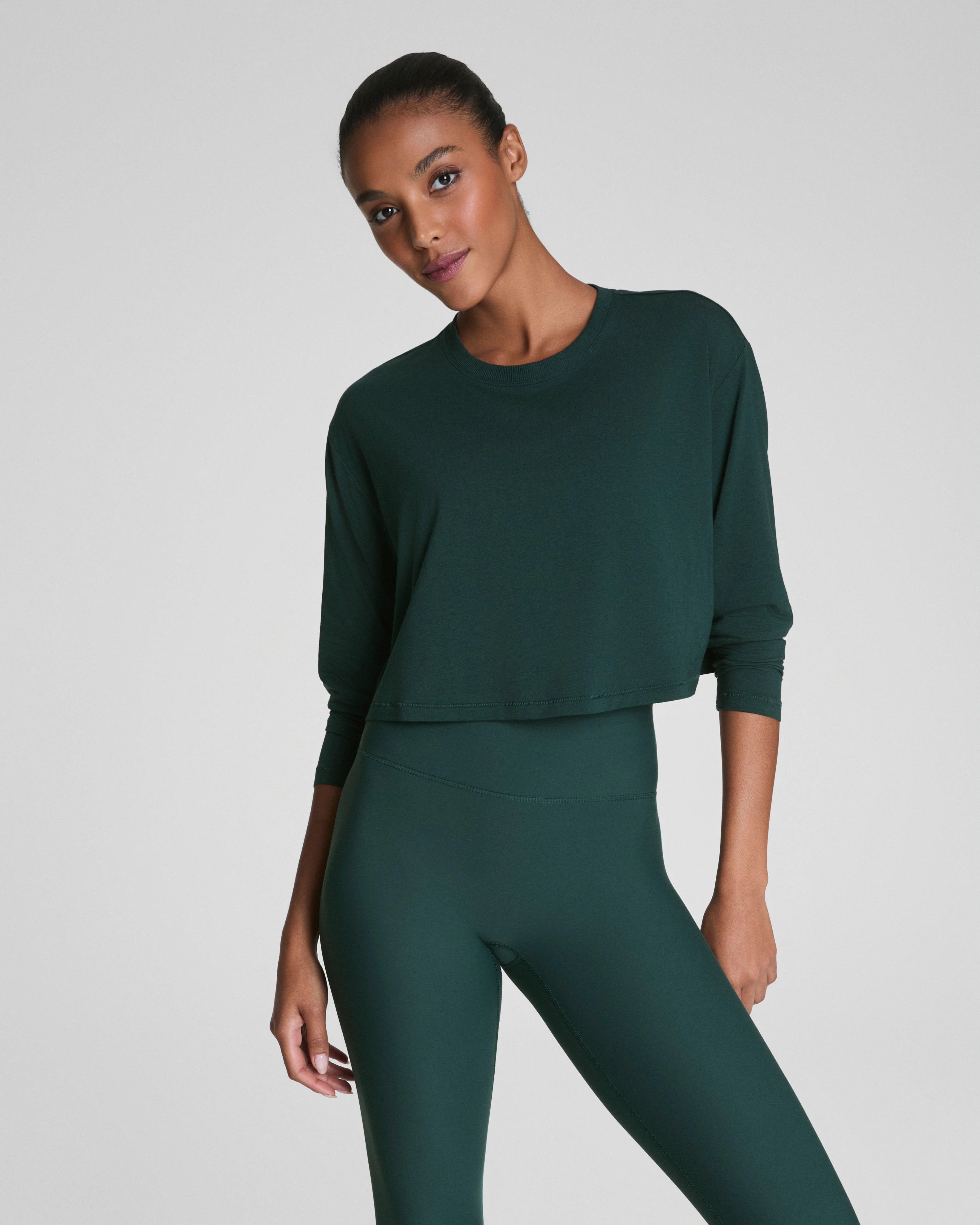 SPANX® OutpaceCropped Long Sleeve Top$68.00USD | Spanx