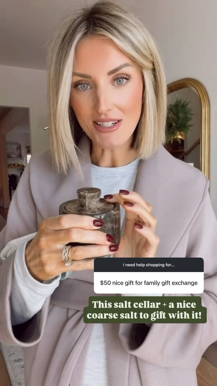 An under $50 gift for a family or friend exchange! This salt cellar is an Amazon find! You could pair it with a coarse, nice salt!

Loverly Grey, family gift exchange, white elephant, hostess gift 

#LTKGiftGuide #LTKHoliday