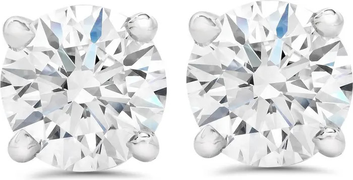 Bliss Diamond Certified 2Ct TW Diamond Studs Screw Back 14k Gold Lab Grown | Nordstrom | Nordstrom