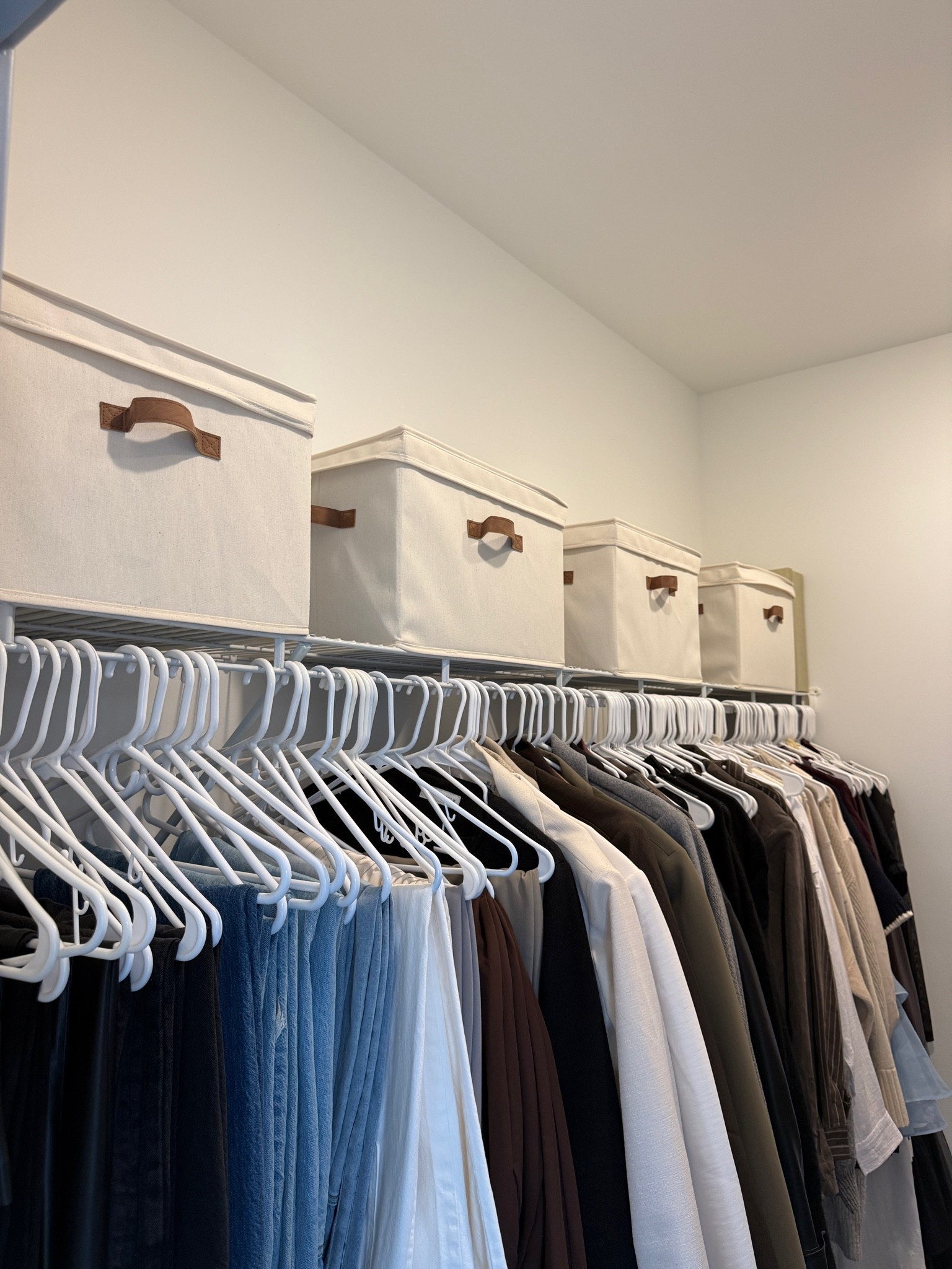 Easiest closet organization upgrade I needed🤍 Amazon storage bins for the perfect closet refresh.

#LTKSaleAlert #LTKHome