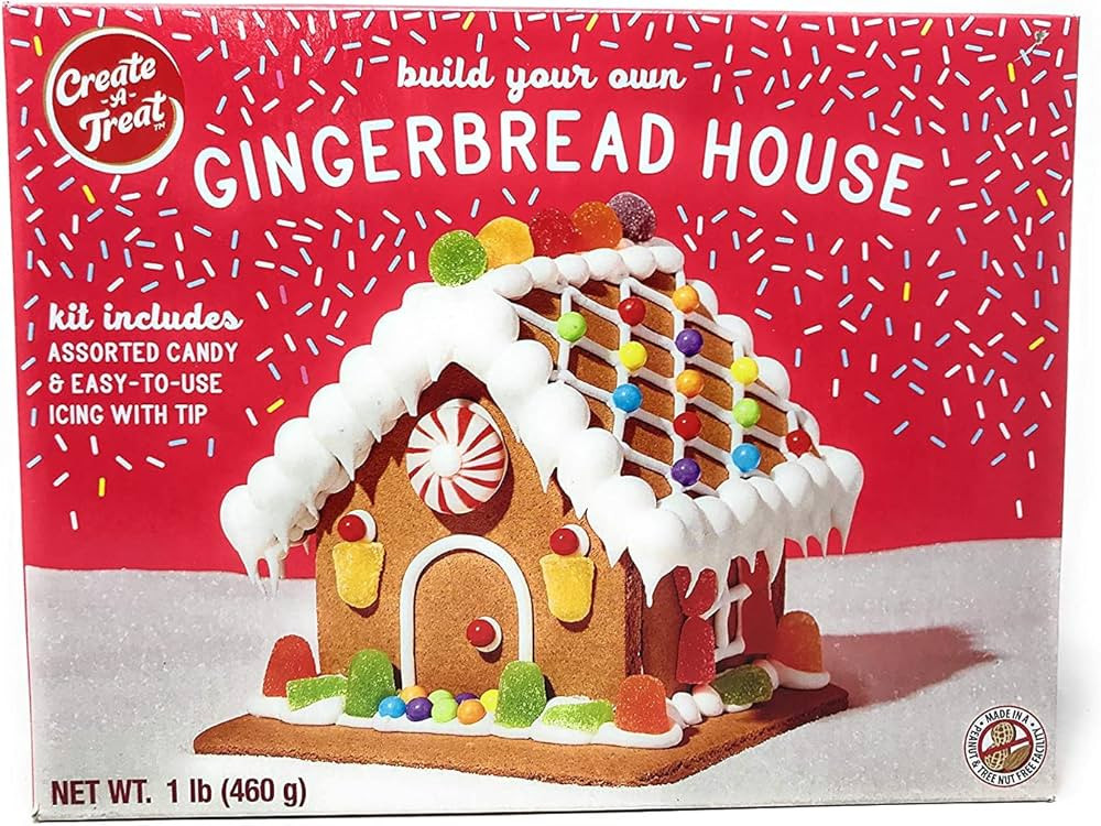 Create-A-Treat E-Z Build Medium Gingerbread House Kit | Amazon (US)