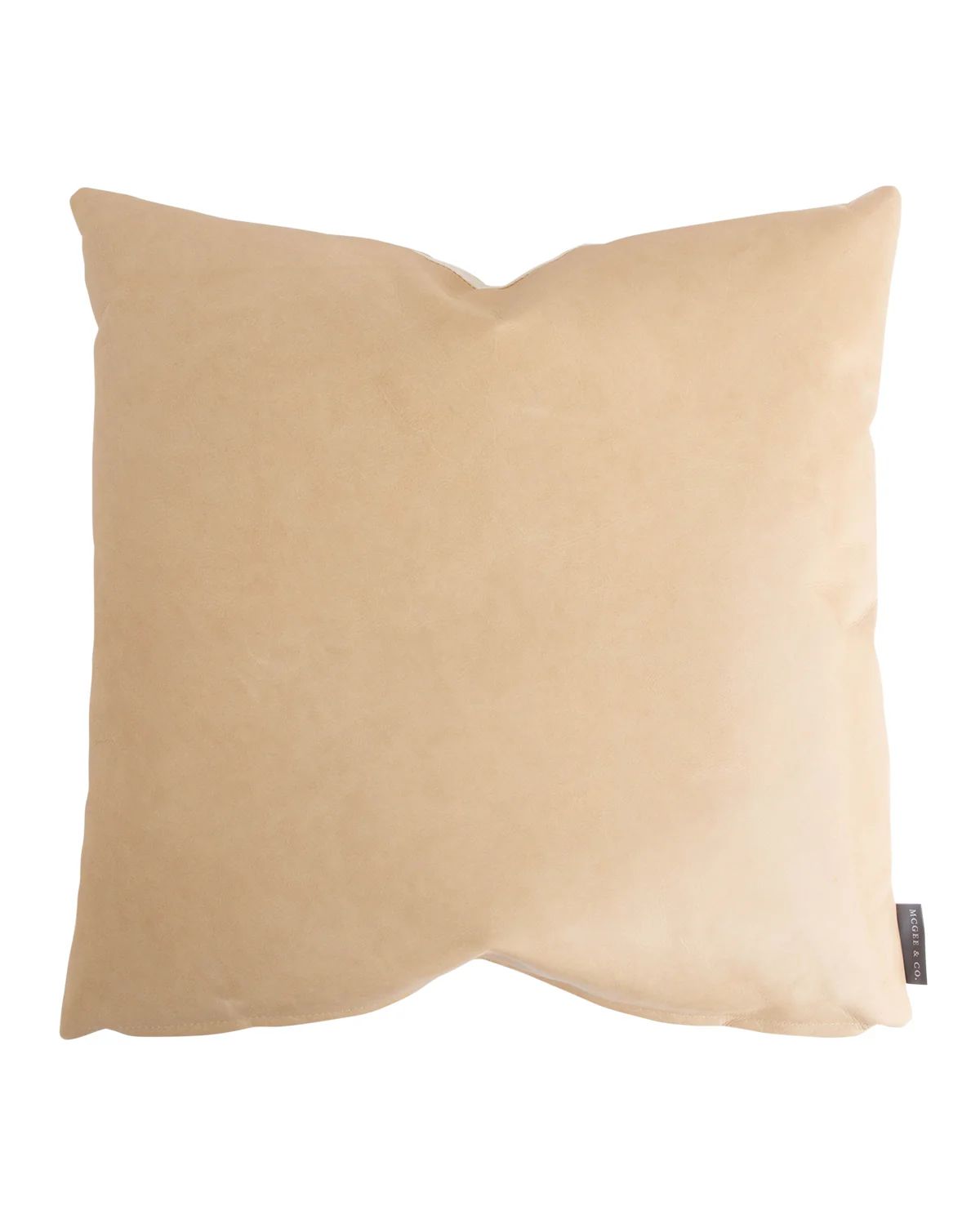 Palomino Leather Pillow | McGee & Co.