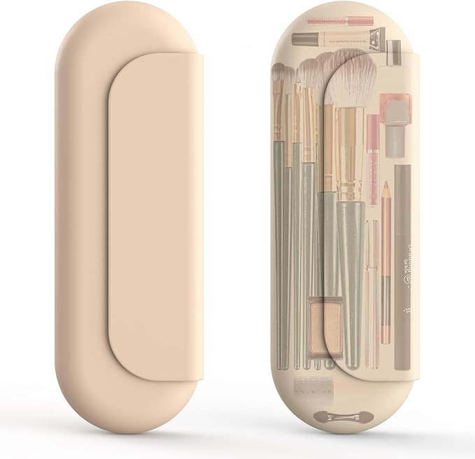 Proke Silicone Makeup Brush Holder Travel: Compact and Stylish Travel Makeup Brush Case with Upgr... | Amazon (US)