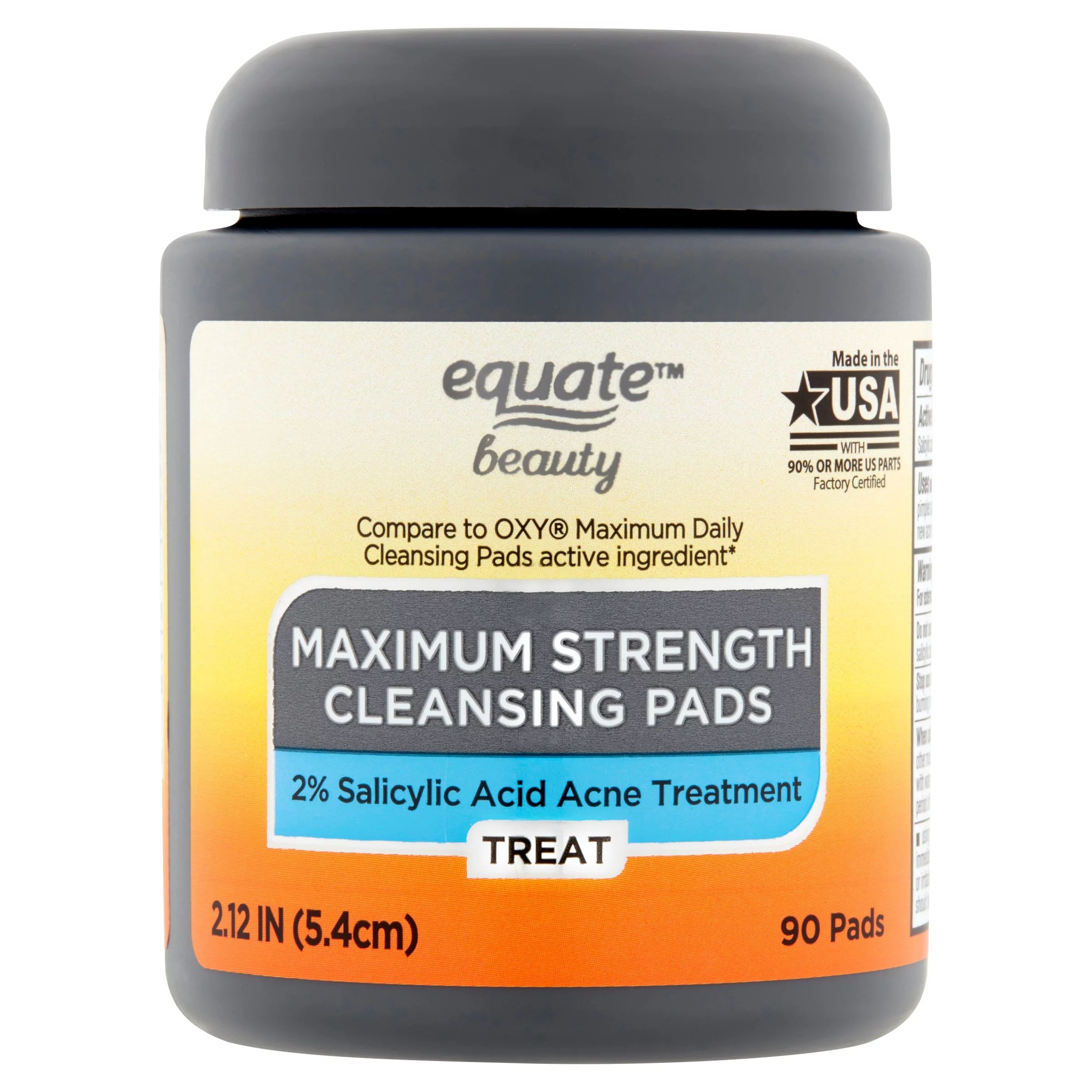 Equate Beauty Maximum Strength Cleansing Pads, 90 Count | Walmart (US)
