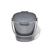 NEW OXO Good Grips Easy-Clean Compost Bin, Charcoal - 0.75 GAL/2.83 L | Amazon (US)