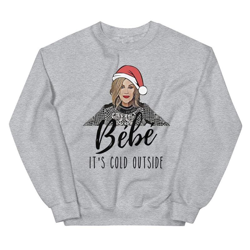 Bé Bé It's Cold Outside, Moira Rose Bebe, David Rose, Funny Christmas Holiday Shirt, Family Mat... | Amazon (US)