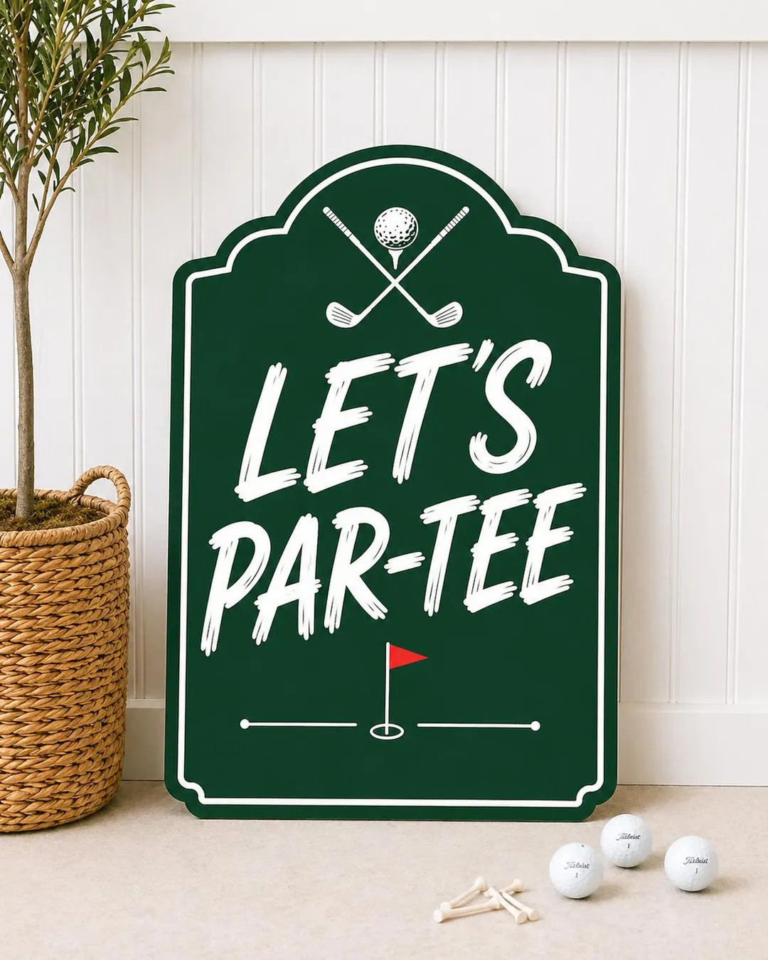 Let\u2019s Par-Tee Sign, Golf Party Decor, 3ft Golf Cutout, Bachelorette Party Decor, Golf Birthd... | Etsy (Global)