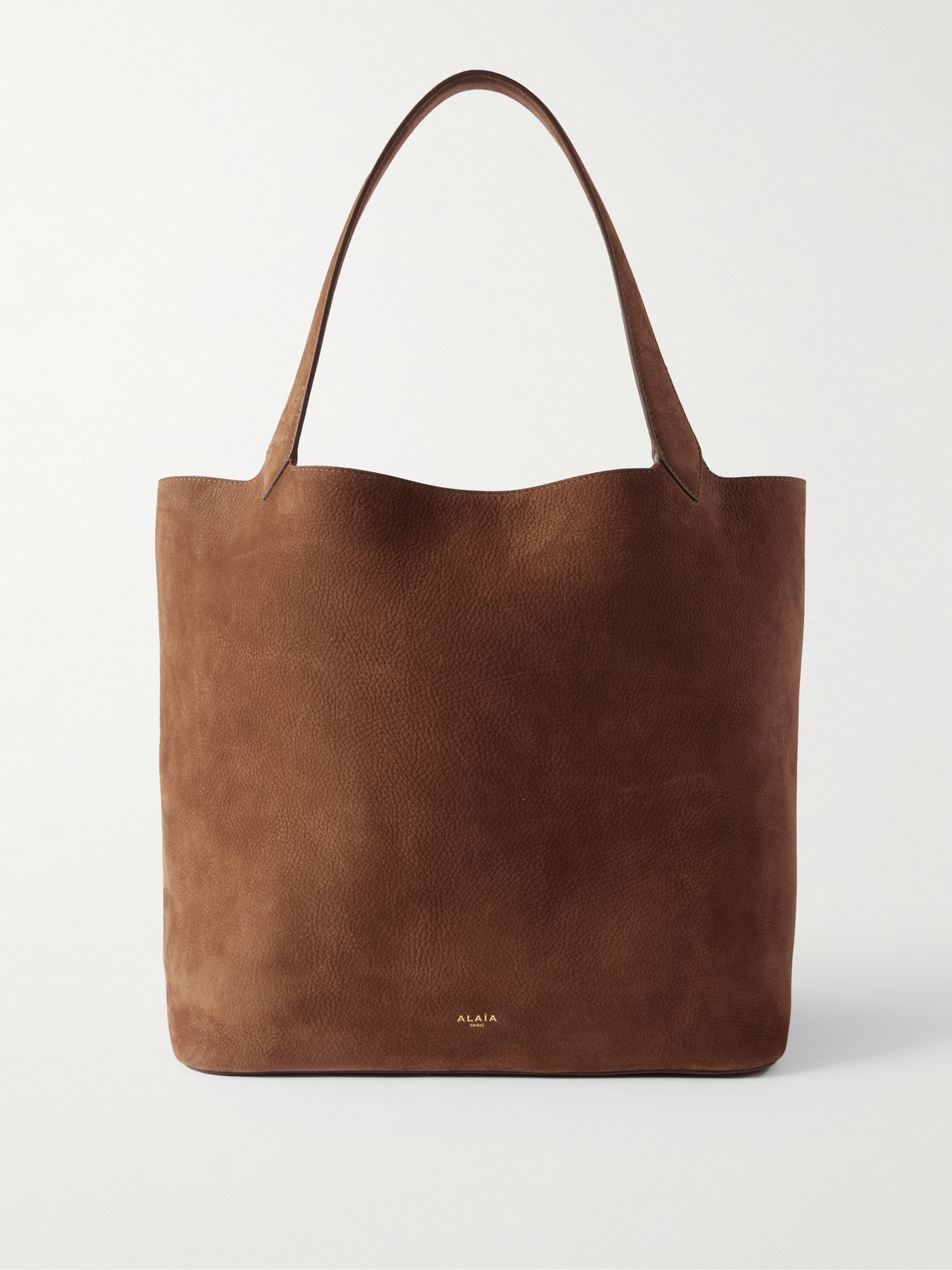 Alaïa - Nubuck Tote - Brown | NET-A-PORTER (US)