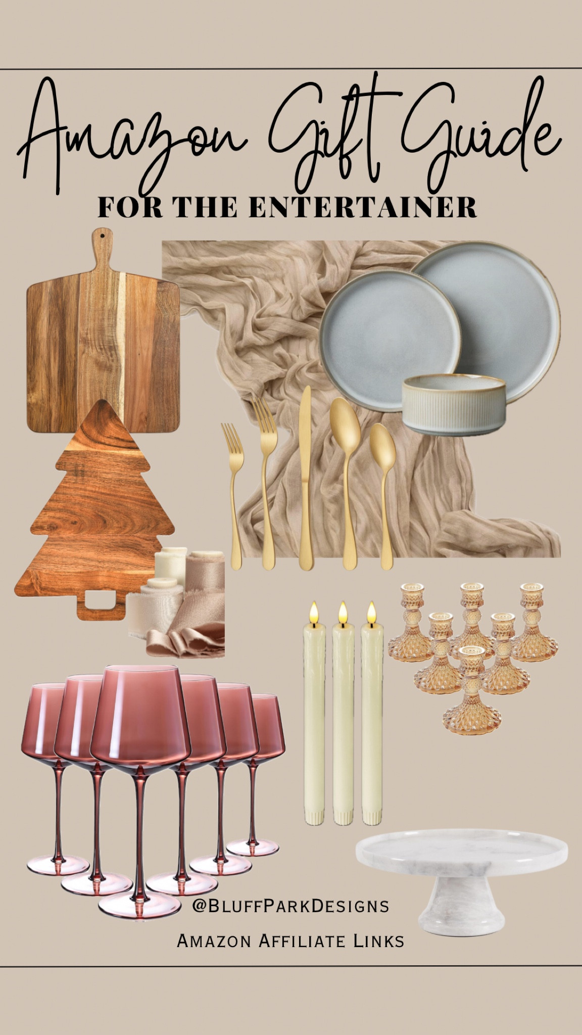 •Amazon Holiday Gift Guide for the Entertainer• 

Amazon, Shop, Holiday, Holiday Gift Guide, Gift Guide, Dinnerware, Tableware, Flatware, Gold Flatware, Candles, Candlesticks, Candlestick Holder, Cutting Board, Charcuterie Board, Christmas, Christmas Tree, Christmas Decor, Ribbon, Satin Ribbon, Tablecloth, Table Runner, Wine Glass, Wine Glasses, Cake Stand, Marble Cake Stand 

#LTKHoliday #LTKGiftGuide #LTKhome
