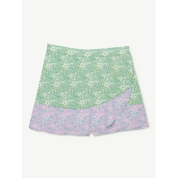 Free Assembly Girls Wrap Skort, Sizes 4-18 | Walmart (US)