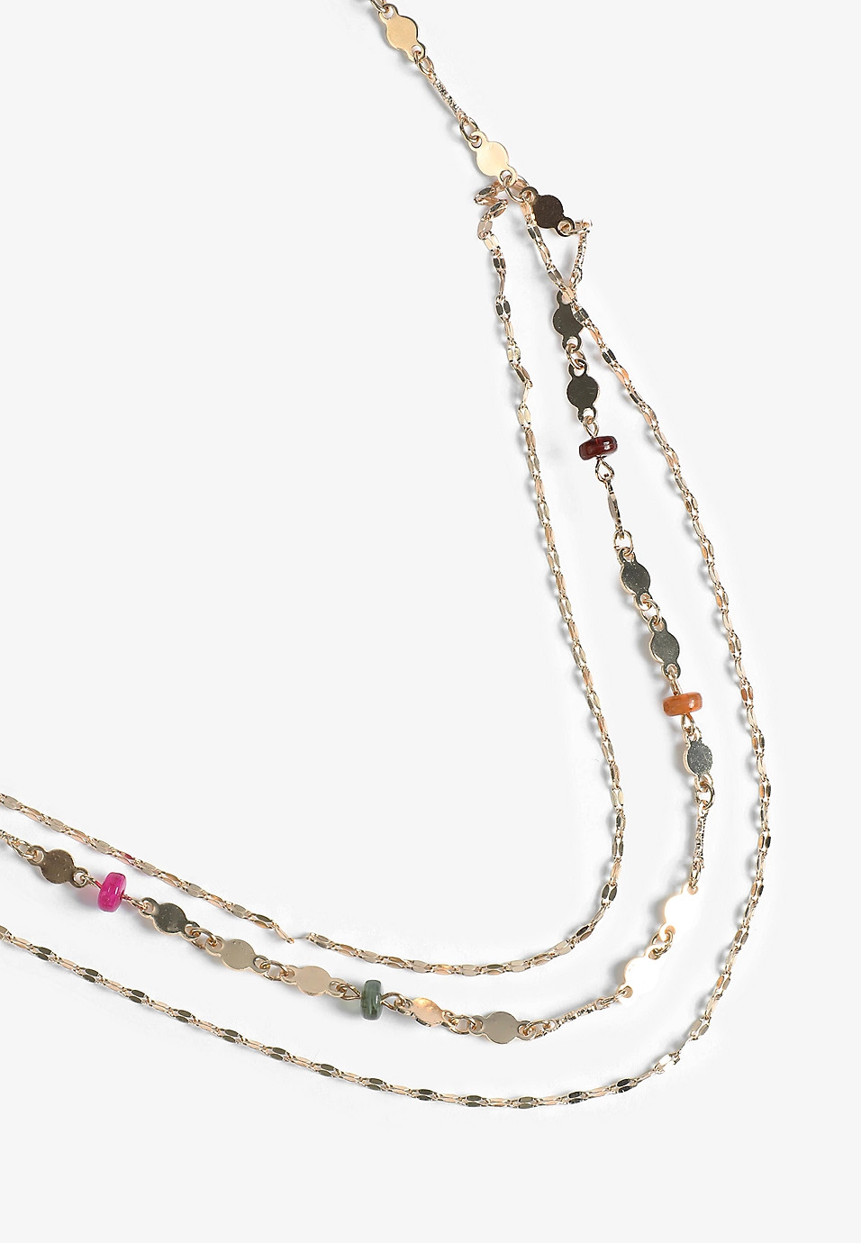 Colorful Multi Strand Beaded Necklace | Maurices