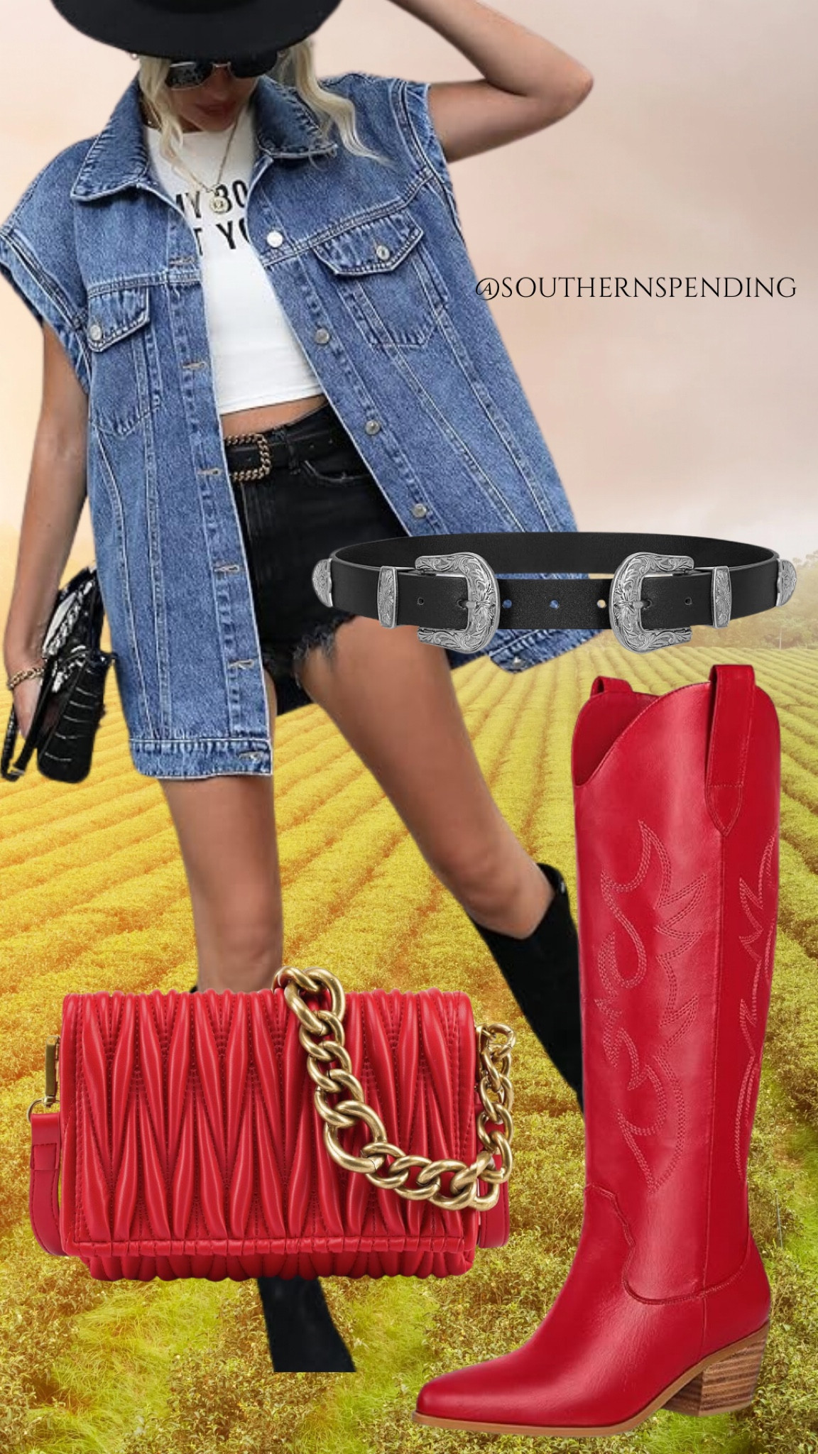 Country concert outfit. 

Nashville, CMA, rodeo, stagecoach, festival

#LTKItBag #LTKFindsUnder50 #LTKStyleTip