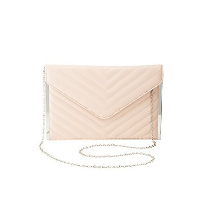 Chevron Flap Clutch | Charlotte Russe