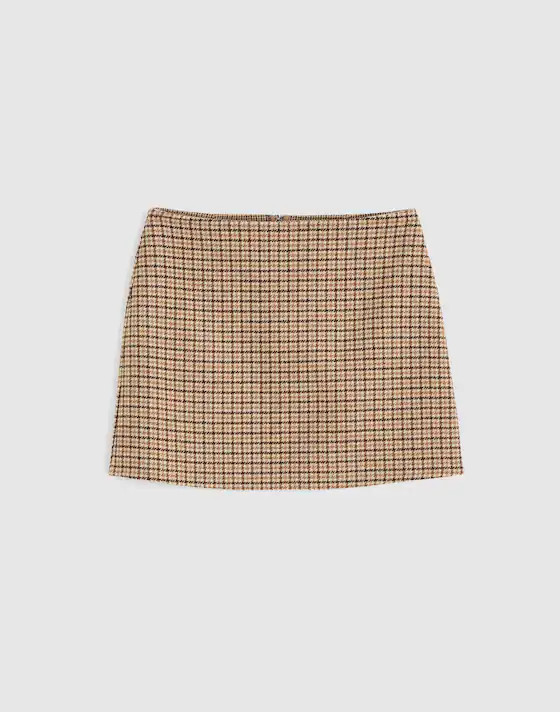 Double-Faced Mini Skirt | Madewell