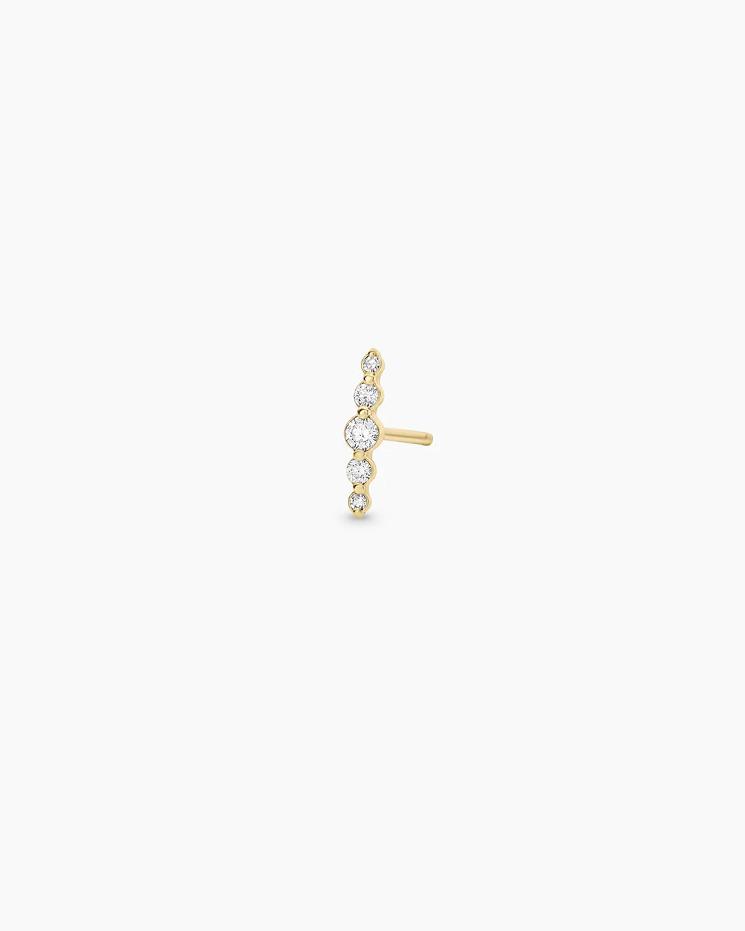 Elle Diamond Row Single Stud | gorjana