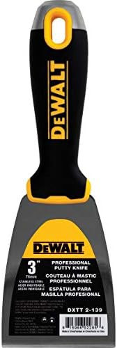 DEWALT 3" Putty Knife | Stainless Steel w/Soft Grip Handle | DXTT-2-139 | Amazon (US)