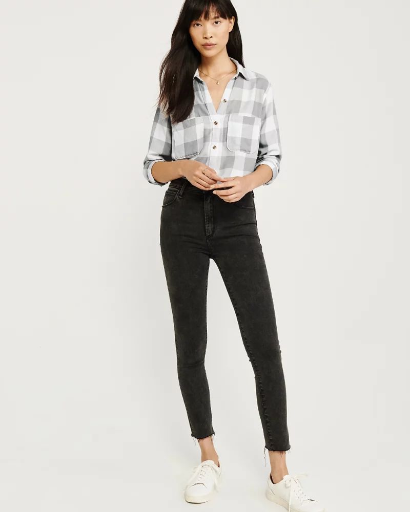 Drapey Button-Up Shirt | Abercrombie & Fitch US & UK