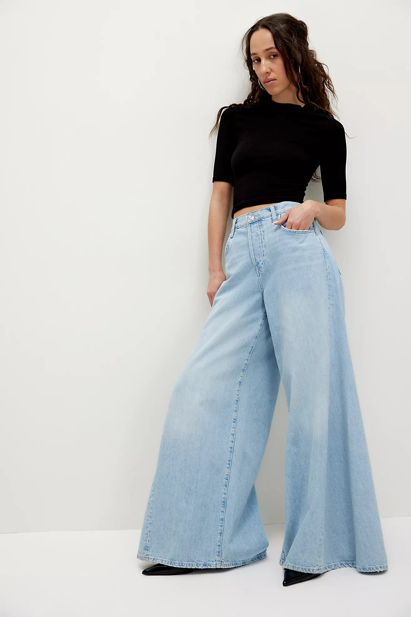 CRVY Pacifica Wide-Leg Jeans | Free People (Global - UK&FR Excluded)