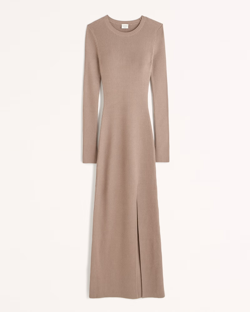 Women's Long-Sleeve LuxeLoft Maxi Sweater Dress | Women's Dresses & Jumpsuits | Abercrombie.com | Abercrombie & Fitch (US)