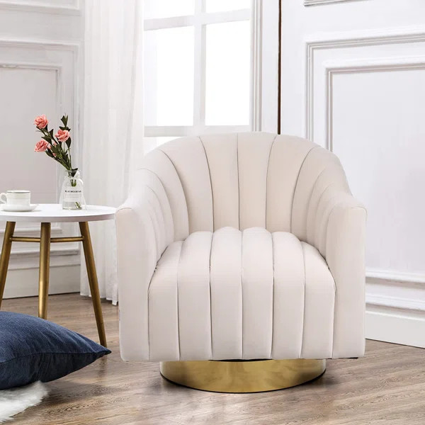 Rico 30.8'' Wide Swivel Armchair | Wayfair Professional