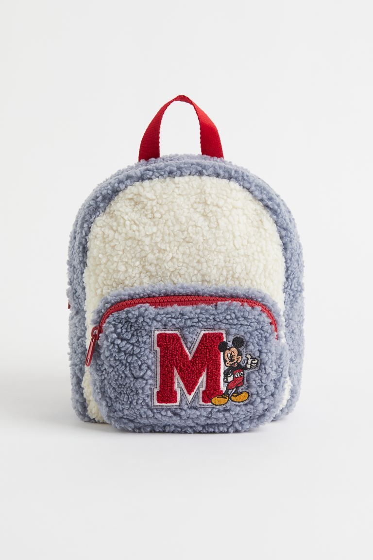 Embroidered-motif Fleece Backpack | H&M (US + CA)