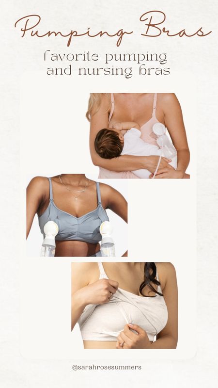 Favorite pumping and nursing bras at 3months postpartum 

#LTKbaby #LTKbump