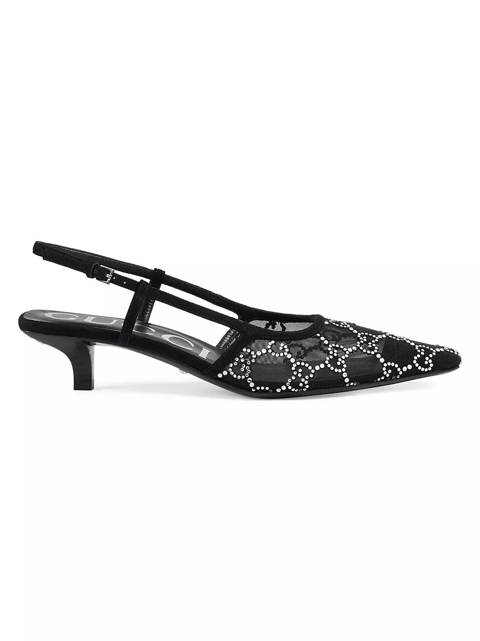 Crystal-Embellished Slingback Sandals | Saks Fifth Avenue
